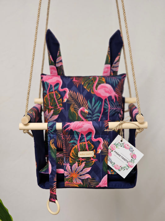 Šūpoles flamingo