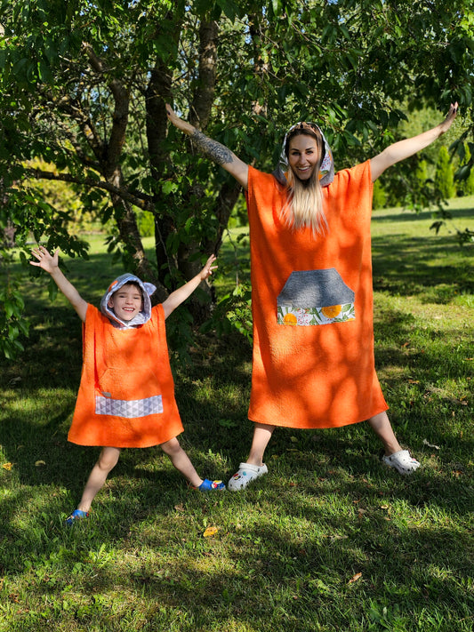 Pončo Oranžs