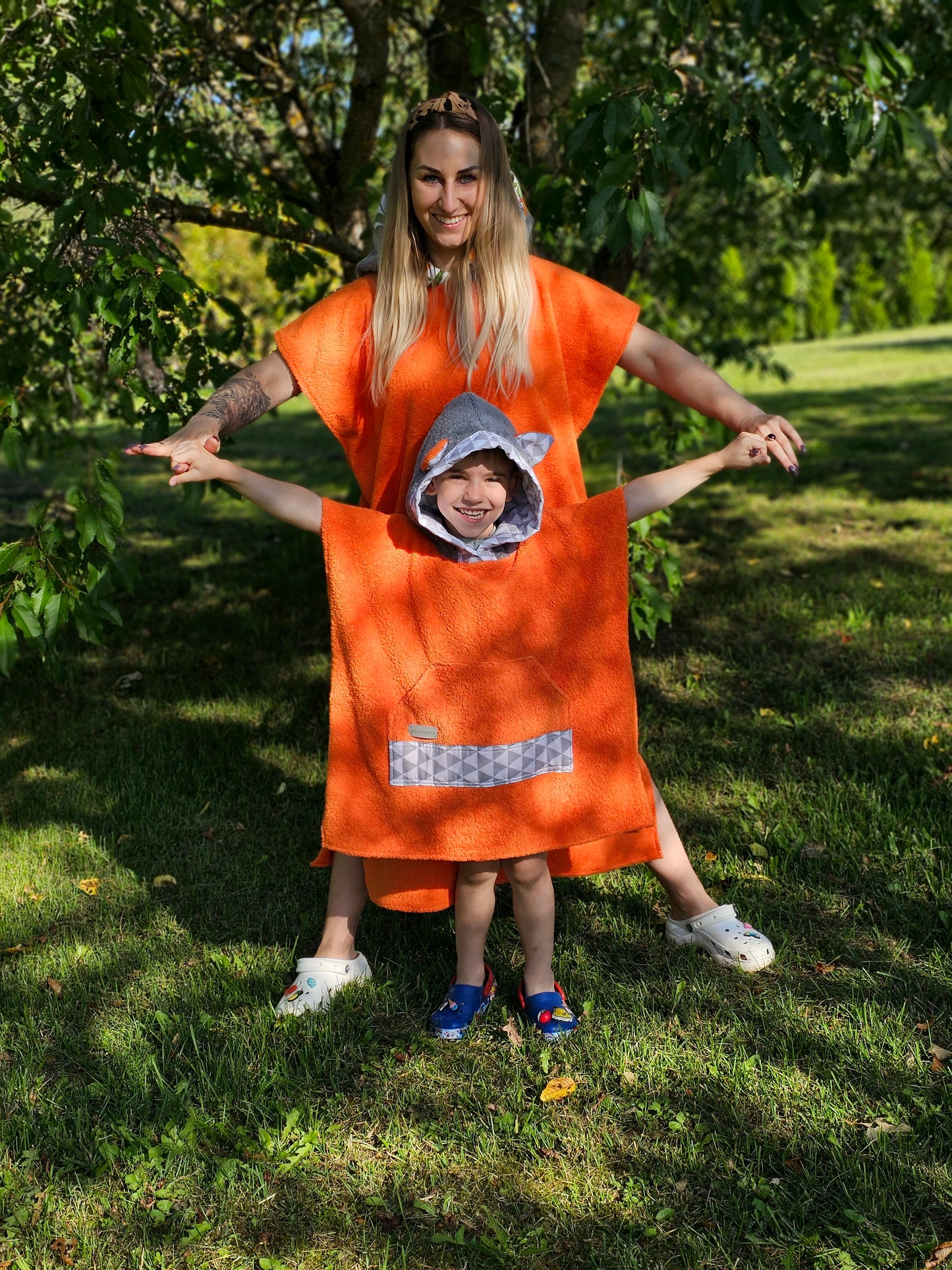 Pončo Oranžs