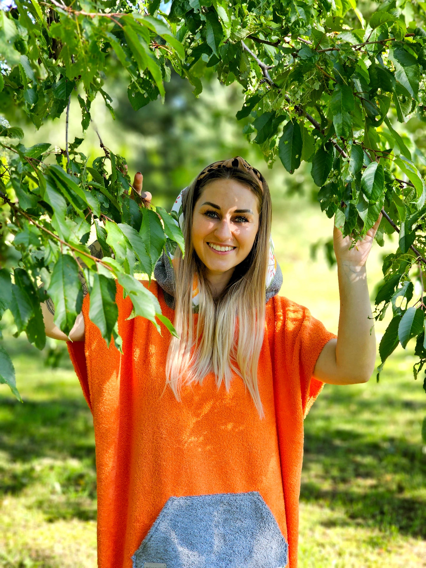 Pončo Oranžs