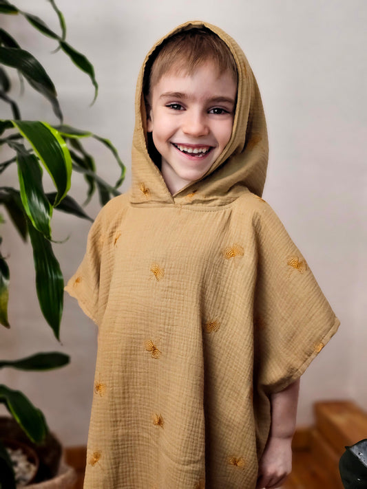 Muslina pončo BRŪNS