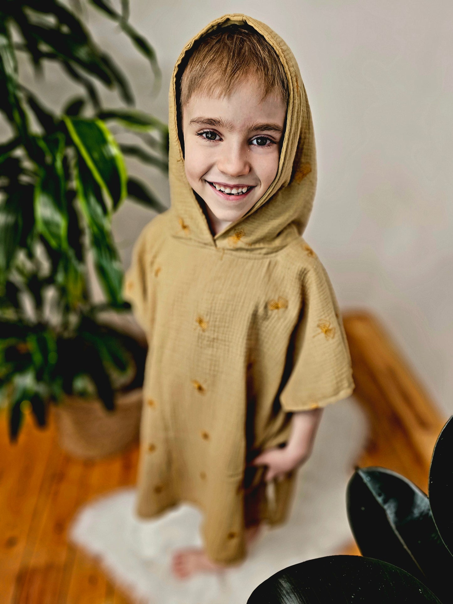 Muslina pončo BRŪNS