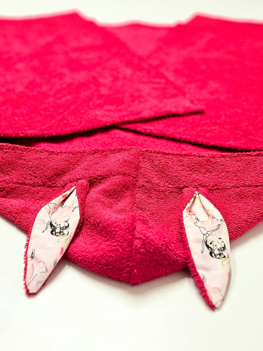 Bērnu dvielis LIELAIS Sarkans