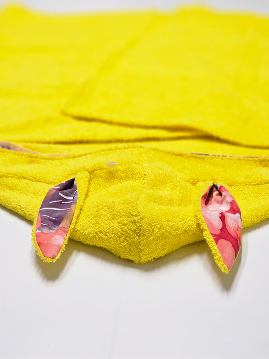 Bērnu dvielis LIELAIS Dzeltens