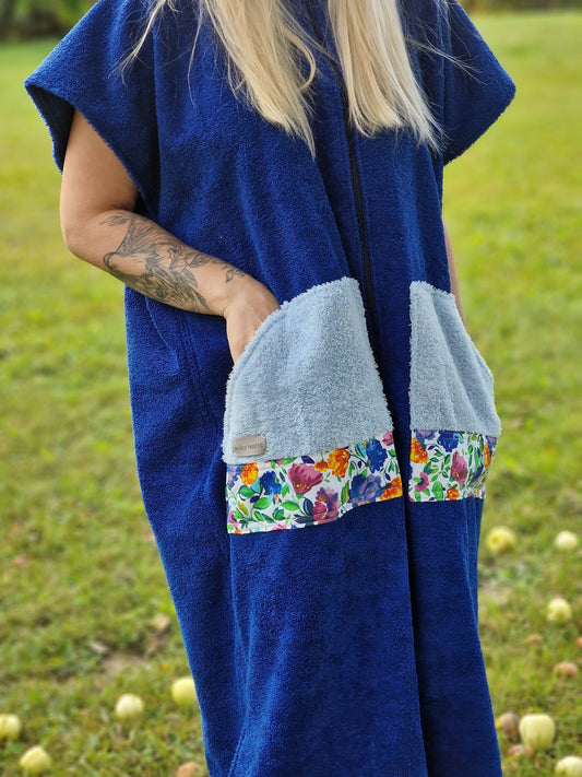 Halāts Tumši zils ar gaiši zilu