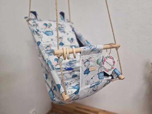 Šūpuļkrēsls Pelēni