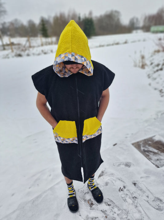 Halāts Melns ar Dzeltenu