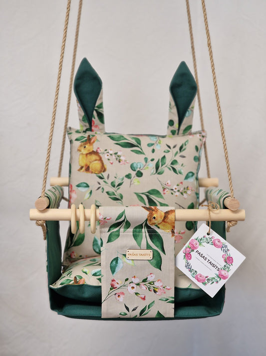 Šūpoles Lieldienu Zaķis